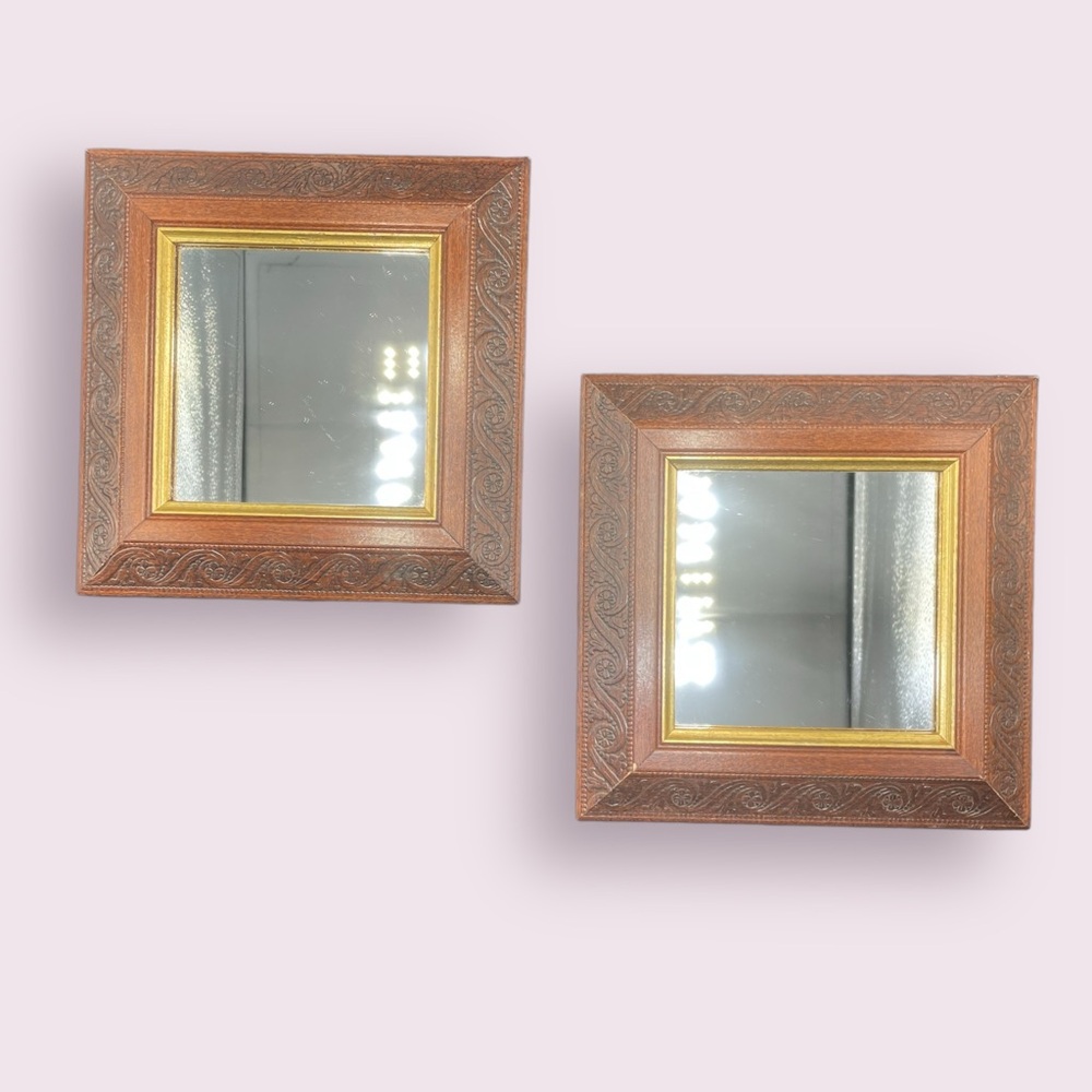 Set of Two Wall Mirrors by Home Interiors & Gifts Inc.